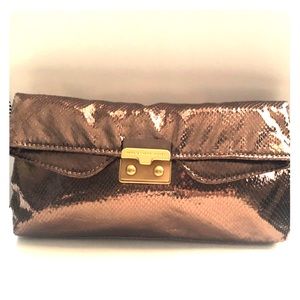 Marc Jacobs Rose Gold Clutch